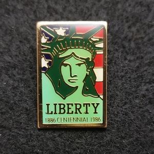 Vintage Liberty Centennial 1986 pin